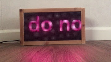 RGB LED Matrix 64x32 Raspberry and Python