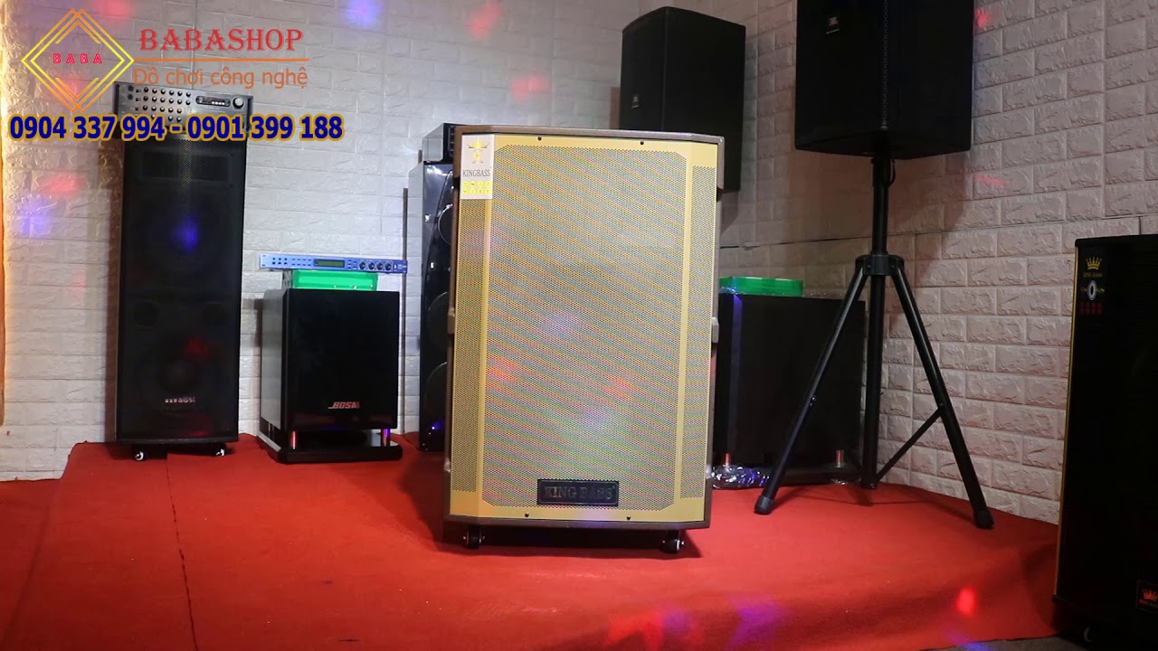 gd 18+  Update  Loa Karaoke Di Động Kingbass GD 18-13 - Công Suất Cực Lớn !!! | Loa Keo Kingbass