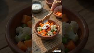 Tiny Chef Cooks Veg Biryani | Outdoor Cooking Cinematic ASMR 🍛🔥 #viral #shorts #cooking