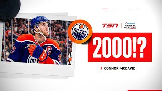Will McDavid become NHL's second ever 2,000-point player?