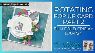 Rotating pop up card tutorial (The GREATEST card you'll ever make)