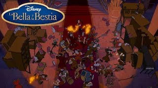 Momento Disney "Defendiendo el Castillo" La Bella Y La Bestia