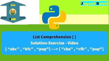 Solution Exercise List Comprehension || Python Tutorial Hindi
