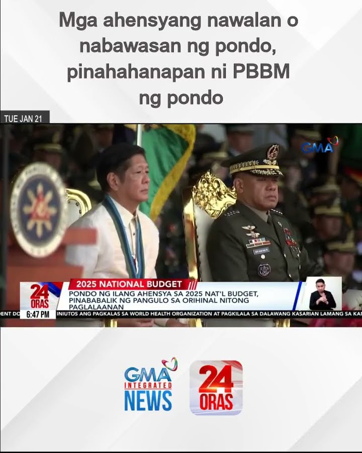 Mga ahensyang nawalan o nabawasan ng pondo, pinahahanapan ni PBBM ng pondo | 24 Oras