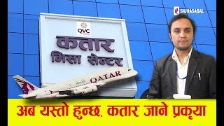 नेपालमा कतार भिसा सेन्टर | अब नेपाली कुन प्रक्रियाले पुग्छन् कतार? Qatar Visa Center| Anil Adhikari