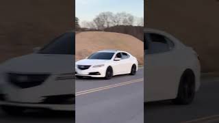 2015 TLX 3.5 V6 Bolt On fly by. PLM J pipe with no resonators or mufflers. AEM long tube intake