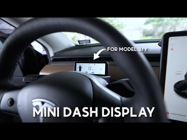 Tesla Model Y Mini Dashboard Display 