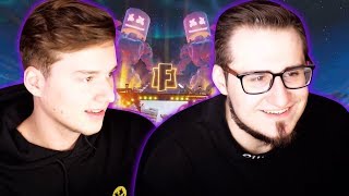 EXILE И COFFI СМОТРЯТ КОНЦЕРТ MARSHMELLO В FORTNITE