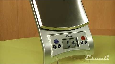 Escali Scales - Aqua Model - Digital Liquid Measuring Scale - How To Use