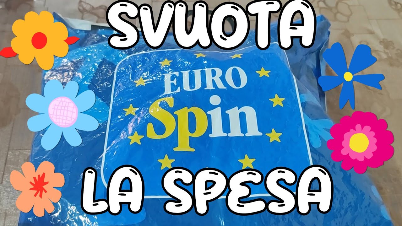 🛒SVUOTA LA SPESA EUROSPIN🛒SPESA SETTIMANALE X 8 PERSONE🛒