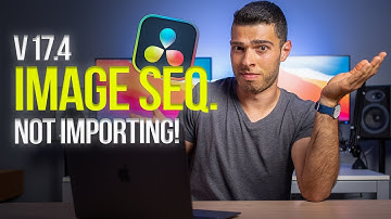 How To Fix DaVinci Resolve NOT Importing Image Sequences - Version 17 & 18