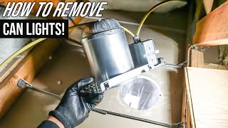 How To Remove And Replace Can Light From Ceiling! (Recessed Lighting) Part 1