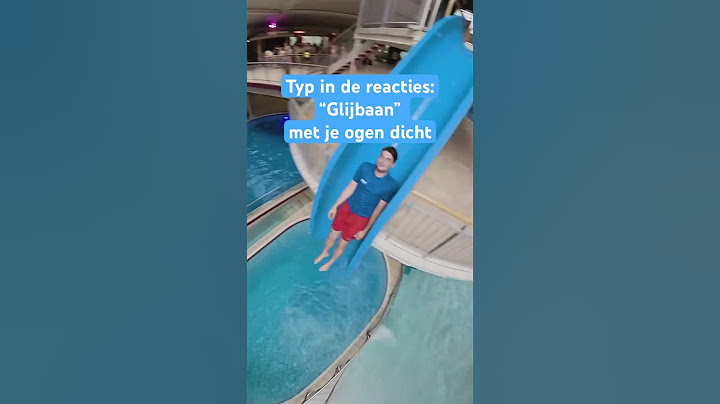 Lukt jou dit? 🙈 #glijbaan #tikibad #waterpark #duinrell