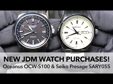 New JDM Watch Purchases! Oceanus S100 & Presage SARY055 - YouTube