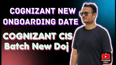 COGNIZANT Onboarding NEW Update || New Doj for Cis Students also || Doj updated final or not?