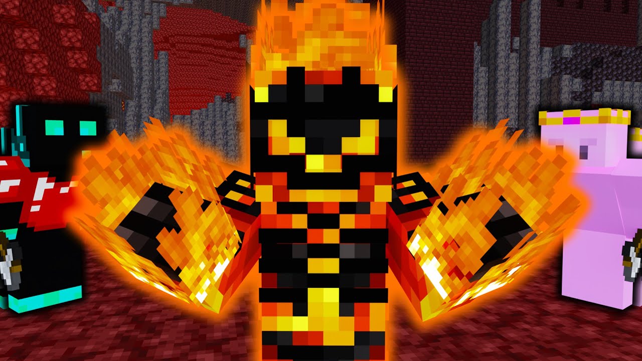 Minecraft Manhunt But I'm a NETHER LORD - YouTube