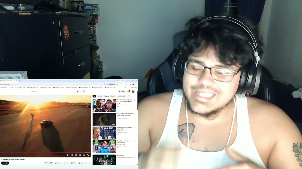 American Reacts To Swedish Rapper|GREEKAZO x DREE LOW - ICE CREAM (Officiell Musik Video) the big 2