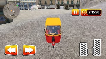 Tuk Tuk Auto Rickshaw Offroad Uphill Game || Tuk Tuk Auto Rickshaw game
