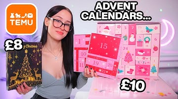UNBOXING *CHEAP* ADVENT CALENDARS FROM TEMU...