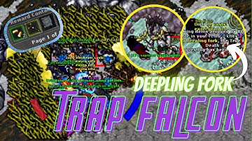 DONATION 2.500 REAIS, DROPANDO DEEPLING FORK AND TRAP FALCON - Tibia Best Clips #UrsinhaClips