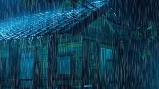 Experience Deep Sleep | Heavy Rain and Thunder on a Tin Roof for Ultimate Relaxation and Rest