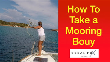 How To Take a Mooring Bouy. NEVER easy! Sailing Ocean Fox