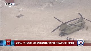 Aerial video shows U.S. military helicopter in Captiva