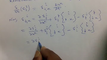 Intrinsic derivative of kroneker delta is zero