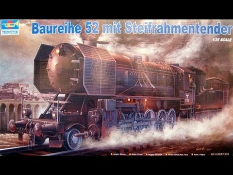 Kit Review: Trumpeter Baureihe 52 mit Steifrahmentender - YouTube
