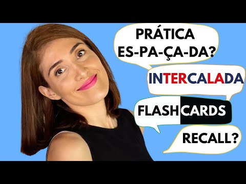 VOCÊ SABE AS TÉCNICAS DE ESTUDOS? | Prática Espaçada, Intercalada, Flashcards, Recall