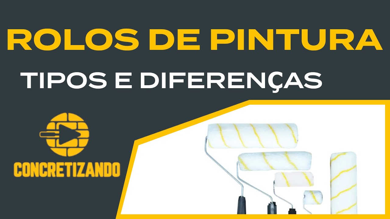 Rolo de ESPUMA, LÃ ou TEXTURA? Saiba qual usar na sua pintura! - YouTube