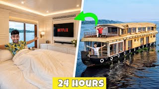 Surviving 24 Hours Inside a Houseboat