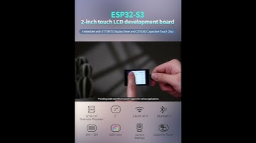 Onboard Camera Interface！Waveshare ESP32-S3 2inch Capacitive Touch Display #esp32 #esp32project