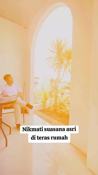 Suasana teras rumah