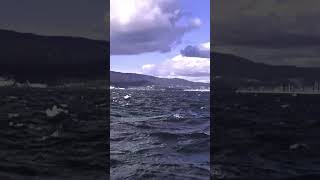 Marea súper alta, luna llena #vigo #puerto