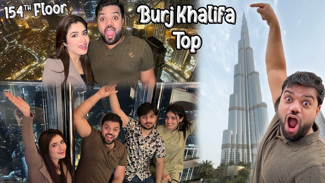 We Went To The Top Of The Burj Khalifa 😱 | VIP Pass Tour & View From The 154th Floor 😍