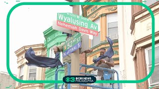 City honors West Philly native with street renaming "Nehemiah Davis Way"