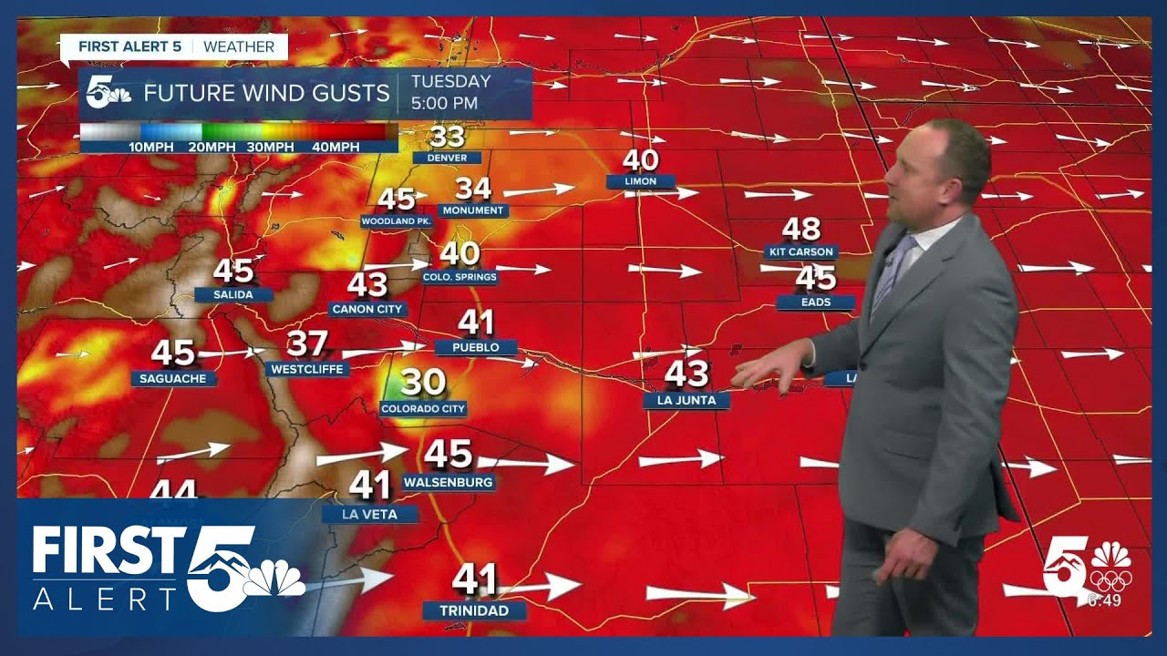 Fire danger peaks Tuesday in Southern Colorado, remains elevated on ...