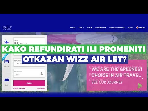 Kako refundirati ili promeniti otkazan Wizz Air let?