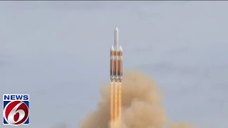 Delta IV Heavy rocket takes off for the final time