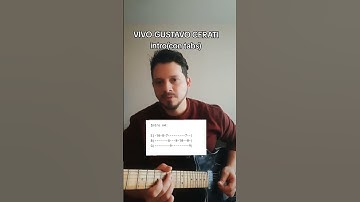 Thumbnail of VIVO- Cerati (intro de guitarra con tabs) #cantante #cerative #guitarrista
