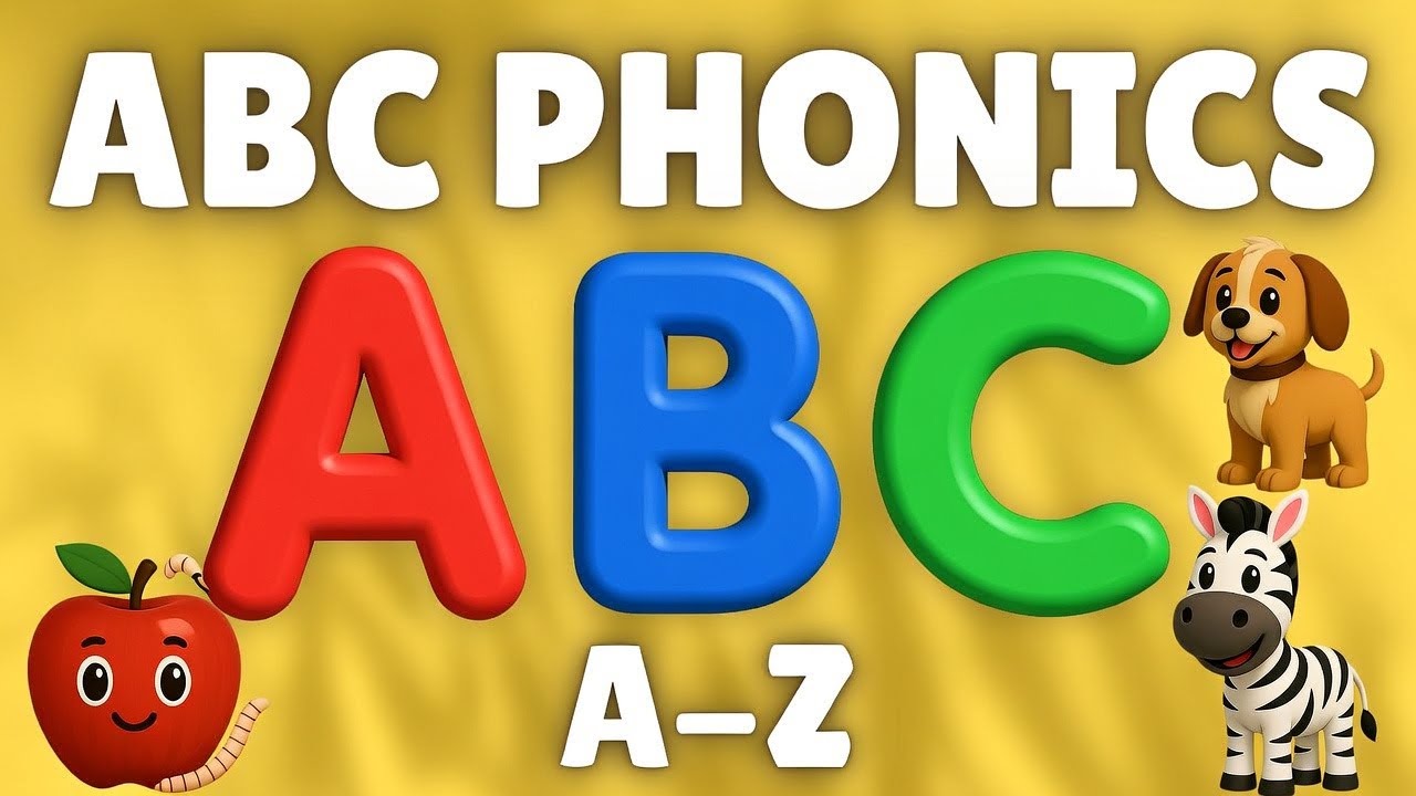 ABC Phonics for Kids | Learn Alphabet Sounds A–Z | Animated Alphabet | Happy Smart Kids