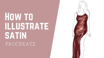 PROCREATE | How To Illustrate Satin