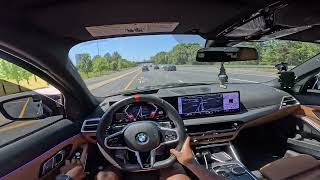 POV TAKING MY 2025 M340I TO A LITE SWIM CLASS