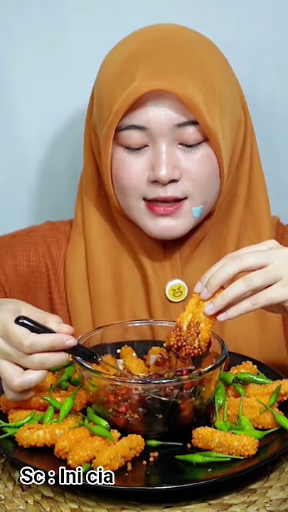 Makan Nugget kenzler singel cocolin sambal kecap #mukbang #inicia #shortfeed