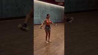 Sadaf Taherian Exercise At Gym