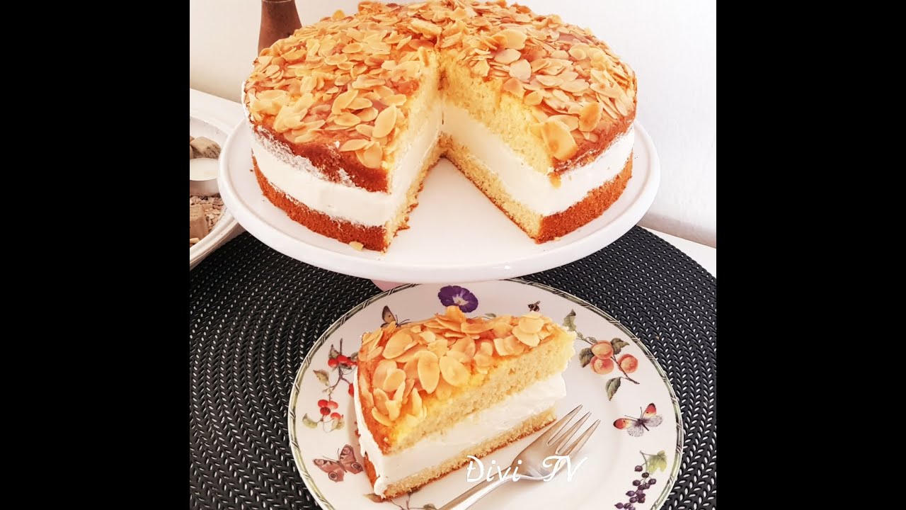 Bienenstich/ Vanilla Cake
