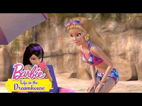 Барби мультфильм на пляже