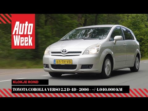 Toyota Corolla Verso 2.2 D-4D - 2006 – +/-1.040.000 km - Klokje Rond