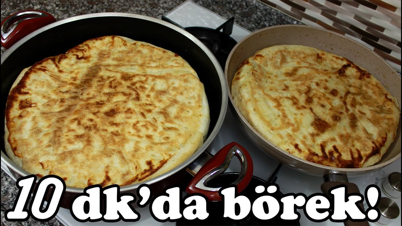 10 DAKİKADA TAVADA PRATİK BÖREK TARİFİ | LEYLA ŞAHİN